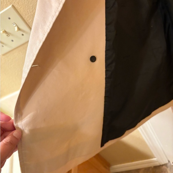 Coach Authentic Blush Trench Coat with Belted Waist Size Large - Picture 8 of 16